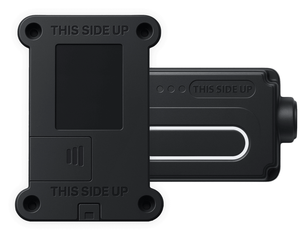 A picture showing parts of GPS tracking devices.